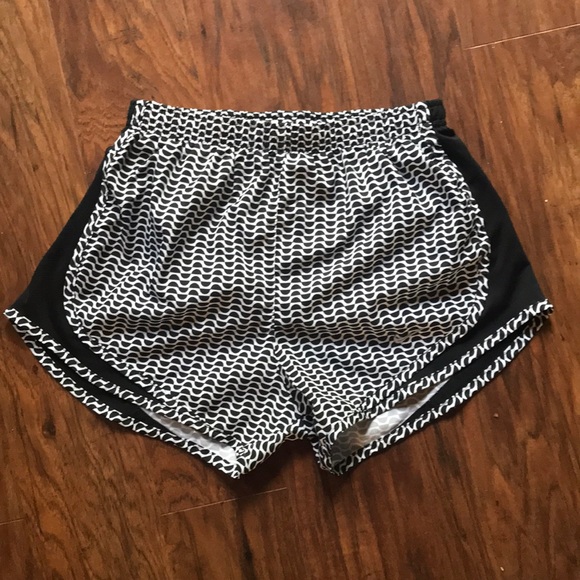 Nike Pants - Nike black and white dri fit running shorts